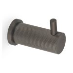 Alexander & Wilks AW776DBZPVD Brunel Reeded Coat Hook On 25mm Rose (LEAD TIME: 2-3 DAYS)