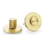 Alexander & Wilks AW790SBPVD Knurled Thumbturn and Release PVD - Satin Brass (LEAD TIME: 2-3 DAYS)