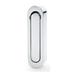 Alexander & Wilks AW991PC Radius Sliding Door Edge Pull - Polished Chrome (LEAD TIME: 2-3 DAYS)