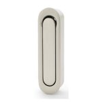 Alexander & Wilks AW991SN Radius Sliding Door Edge Pull - Satin Nickel (LEAD TIME: 2-3 DAYS)