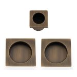 Alexander & Wilks AW995AB Square Sliding Door Pull Kit (LEAD TIME: 2-3 DAYS)