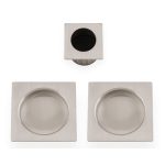 Alexander & Wilks AW995SN Square Sliding Door Pull Kit (LEAD TIME: 2-3 DAYS)