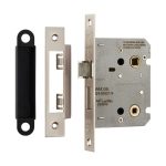 Eurospec BAE5030SN Easi-T Residential Bathroom Lock 78mm (LEAD TIME: 2-3 DAYS)