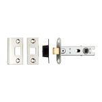 Eurospec BTL30NP 76mm CE B/T Tubular Mortice Latch Square Nickel Plate (LEAD TIME: 2-3 DAYS)