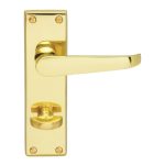 Carlisle Brass CBV30WC Contract Victorian Lever On WC Backplate (LEAD TIME: 2-3 DAYS)