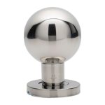 Eurospec CSK1058BSS Mortice Knob On Sprung Round Rose (LEAD TIME: 2-3 DAYS)