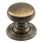 Carlisle Brass DK49CFB Delamain Ringed Knob 35mm (LEAD TIME: 2-3 DAYS)