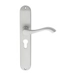 Carlisle Brass DL380YSC Andros Lever On Euro Lock Long Backplate (LEAD TIME: 2-3 DAYS)