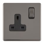 Eurolite ECBN1SOB 1 GANG 13AMP DP SWITCHED SOCKET (LEAD TIME: 2-3 DAYS)