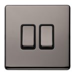Eurolite ECBN2SWB 2 GANG 10AMP 2WAY SWITCH (LEAD TIME: 2-3 DAYS)