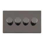 Eurolite ECBN4DLED 4 Gang Led Push On Off 2Way Dimmer (LEAD TIME: 2-3 DAYS)
