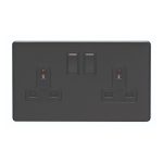 Eurolite ECMB2SOB 2 Gang Socket (LEAD TIME: 2-3 DAYS)