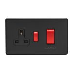 Eurolite ECMB45ASWASB 45Amp Switch with a socket (LEAD TIME: 2-3 DAYS)