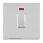 Eurolite ECPC20ADPSWNW 1 GANG 20AMP DP SWITCH & NEON (LEAD TIME: 2-3 DAYS)