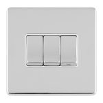 Eurolite ECPC3SWW 3 GANG 10AMP 2WAY SWITCH (LEAD TIME: 2-3 DAYS)