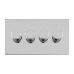 Eurolite ECPC4DLED 4 Gang Led Push On Off 2Way Dimmer (LEAD TIME: 2-3 DAYS)