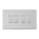Eurolite ECPC4SWW 4 GANG 10AMP 2WAY SWITCH (LEAD TIME: 2-3 DAYS)