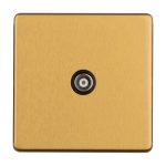 Eurolite ECSB1TVB 1-Gang TV Socket (LEAD TIME: 2-3 DAYS)