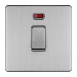Eurolite ECSS20ADPSWNG 2-Gang 20Amp DP Switch & Neon (LEAD TIME: 2-3 DAYS)