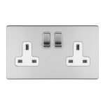 Eurolite ECSS2SOW 2-Gang 13Amp DP Switched Socket (LEAD TIME: 2-3 DAYS)