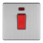 Eurolite ECSS45ASWNSG 1-Gang 45Amp DP Switch with Neon (LEAD TIME: 2-3 DAYS)