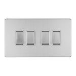 Eurolite ECSS4SWW 6-Gang 10Amp 2-Way Switch (LEAD TIME: 2-3 DAYS)