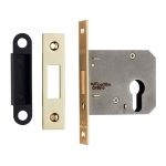 Eurospec EDE5030EB Easi-T Economy Euro Profile Deadlock 76mm (LEAD TIME: 2-3 DAYS)