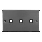Eurolite EN3DIMBN Dimmer Switch Plate-Black Nickel-3-Gang (LEAD TIME: 2-3 DAYS)