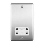 Eurolite ENSHSSSW Shaver Socket (LEAD TIME: 2-3 DAYS)