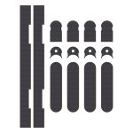 Eurospec ES1130 CI001130 Concealed Hinge Intumescent Fire Pack (LEAD TIME: 2-3 DAYS)