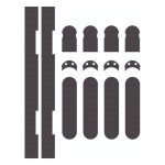 Eurospec ES1131 CI001131 Concealed Hinge Intumescent Fire Pack (LEAD TIME: 2-3 DAYS)
