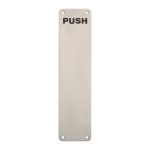 Eurospec FPP1352SSS Finger Plate Push (LEAD TIME: 2-3 DAYS)