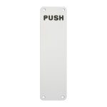 Eurospec FPP43002SAA Push Finger Plate (LEAD TIME: 2-3 DAYS)