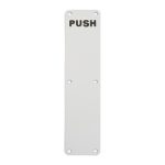 Eurospec FPP43502SAA Push Finger Plate (LEAD TIME: 2-3 DAYS)