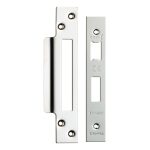 Eurospec FSF5004BSS Easi-T Forend Strike and Fixing Pack - Bright Stainless Steel Square Forend (LEAD TIME: 2-3 DAYS)