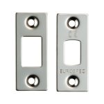 Eurospec FSF5010BSS Forend Strike & Fixing Pack To Suit Heavy Duty Tubular Deadbolt - Bright Stainless Steel Square Forend (LEAD TIME: 2-3 DAYS)