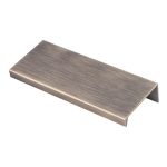 Carlisle Brass FTD302BAB Squared Edge Pull 100mm- Antique Brass (LEAD TIME: 2-3 DAYS)