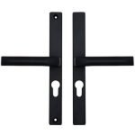 Hoppe London Lever Lever UPVC Multipoint Door Handles - 48mm PZ Sprung 215mm Screw Centres