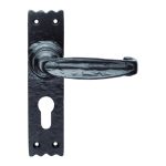 Carlisle Brass LF5507Y Slimline V Lever On Euro Lock Backplate (LEAD TIME: 2-3 DAYS)