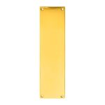 Carlisle Brass M39 Plain Finger Plate (LEAD TIME: 2-3 DAYS)