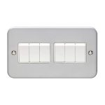 Eurolite MC6SWW Utility 6-Gang Switch - Grey (LEAD TIME: 2-3 DAYS)