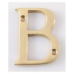 Carlisle Brass NB Letter B (LEAD TIME: 2-3 DAYS)