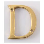 Carlisle Brass ND Letter D (LEAD TIME: 2-3 DAYS)