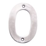 Eurospec NUM10100SSS Numerals Number 0 (LEAD TIME: 2-3 DAYS)