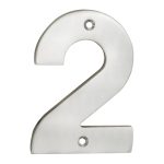 Eurospec NUM10102SSS Numerals Number 2 (LEAD TIME: 2-3 DAYS)