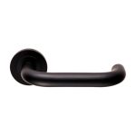 Eurospec SWL1190MB Steelworx SWL Nera Lever On Rose (LEAD TIME: 2-3 DAYS)