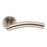 Eurospec SWL1196SSS Steelworx SWL Dresda Lever On Rose (LEAD TIME: 2-3 DAYS)