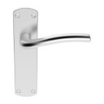 Serozzetta SZC042SC Cuatro Lever On Latch Backplate (LEAD TIME: 2-3 DAYS)