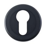 Serozzetta SZM001MB Euro Profile Escutcheon - Matt Black (LEAD TIME: 2-3 DAYS)