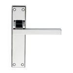 Serozzetta SZM242CP Stratus Lever On Latch Backplate (LEAD TIME: 2-3 DAYS)